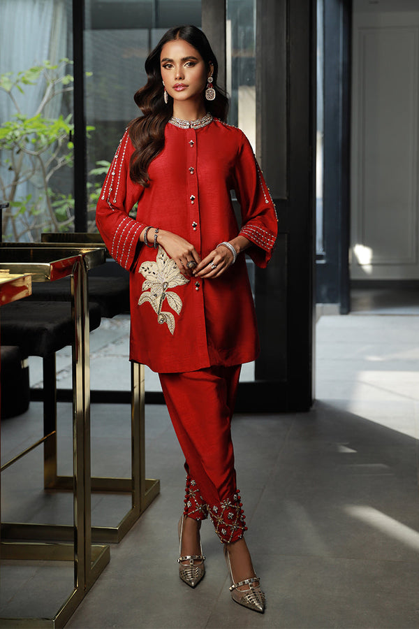 Wardha Saleem | Luxury Pret Traditional Wear | ZIAA (2PC) by Wardha Saleem - Designer Dress - Type: Ladies Clothes - Available at Libayah - 100% Original