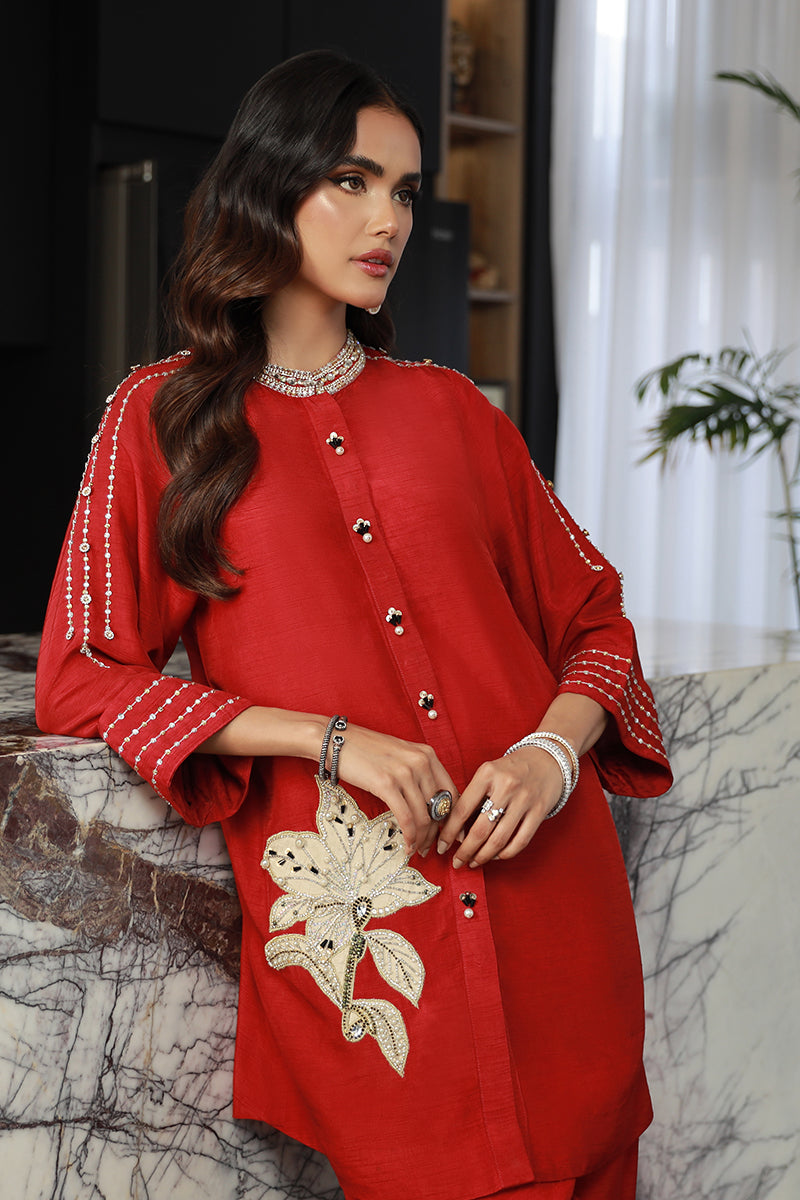Wardha Saleem | Luxury Pret Traditional Wear | ZIAA (2PC) by Wardha Saleem - Designer Dress - Type: Ladies Clothes - Available at Libayah - 100% Original
