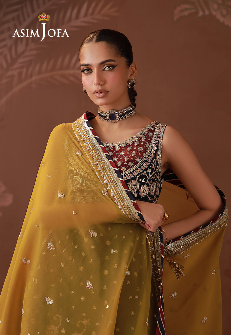 Asim Jofa | Zari Festive Collection | AJULD-01 by Asim Jofa - Designer Dress  - Type : Ladies Clothes - Available at Libayah - 100% Original 