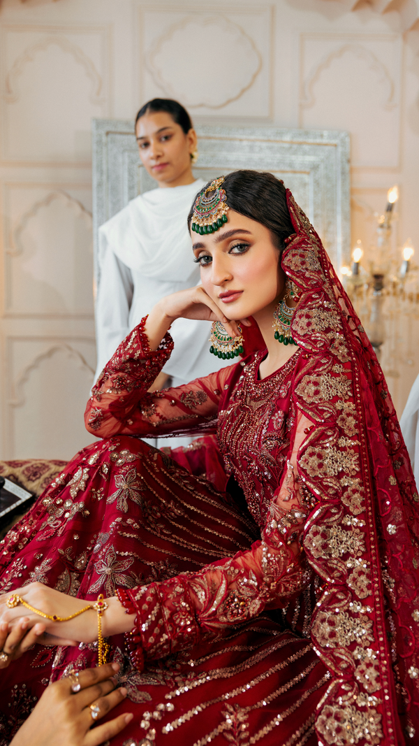 Zebtan | Zircon Wedding Formals | ANARKALI ZQ-09 by Zebtan - Designer Dress - Type: Ladies Clothes - Available at Libayah - 100% Original