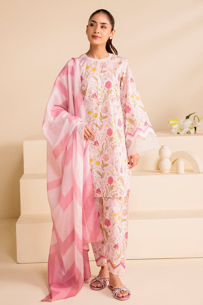 Cross Stitch | Daily Wear | PASTEL BLOOM by Cross Stitch - Designer Dress - Type: Casuals - Available at Libayah - 100% Original