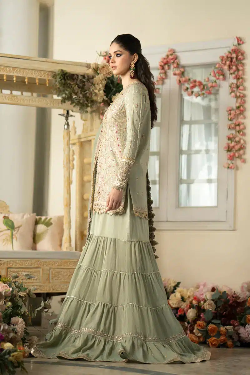 Qalamkar | Dilnaz Wedding Formals | DN-06 FARIZA by Qalamkar - Designer Dress  - Type : Wedding Dress - Available at Libayah - 100% Original 