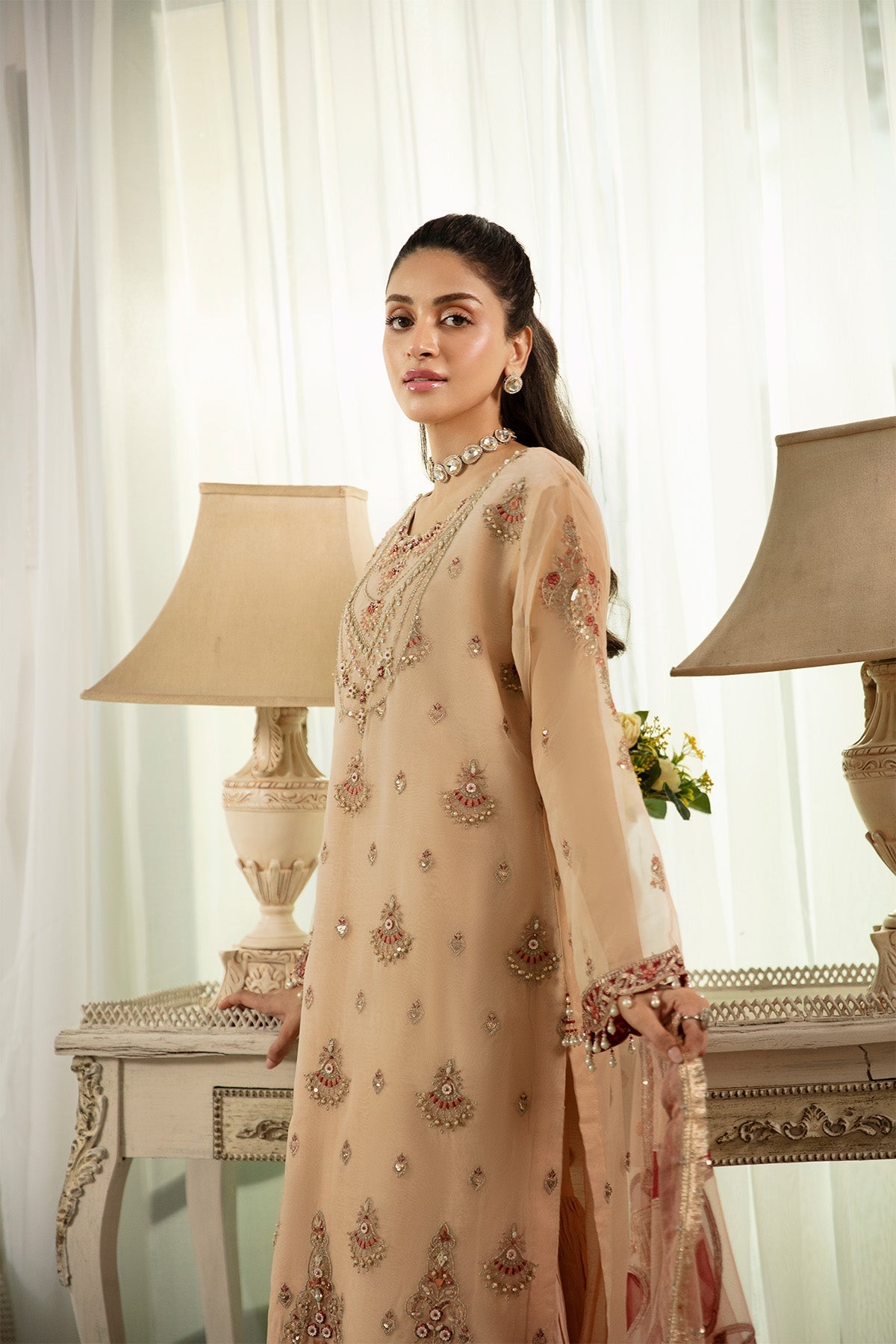 Raeesa Premium | Dehleez Formals | Dl 1037 by Raeesa Premium - Designer Dress  - Type : Ladies Clothes - Available at Libayah - 100% Original 