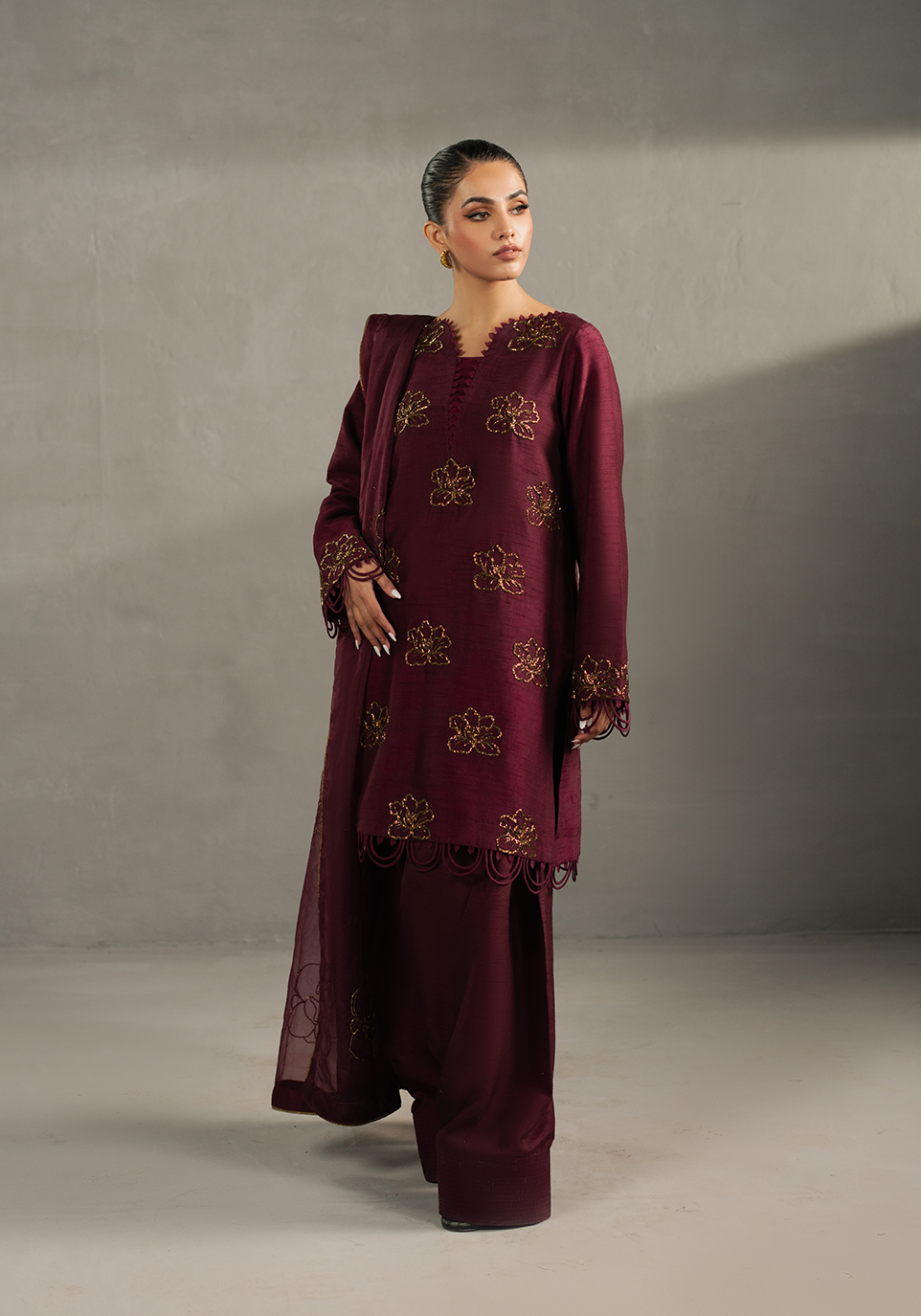 Zarqash | Silk Edit | ZQS 005 TALIA by Zarqash - Designer Dress - Type: Ladies Clothes - Available at Libayah - 100% Original