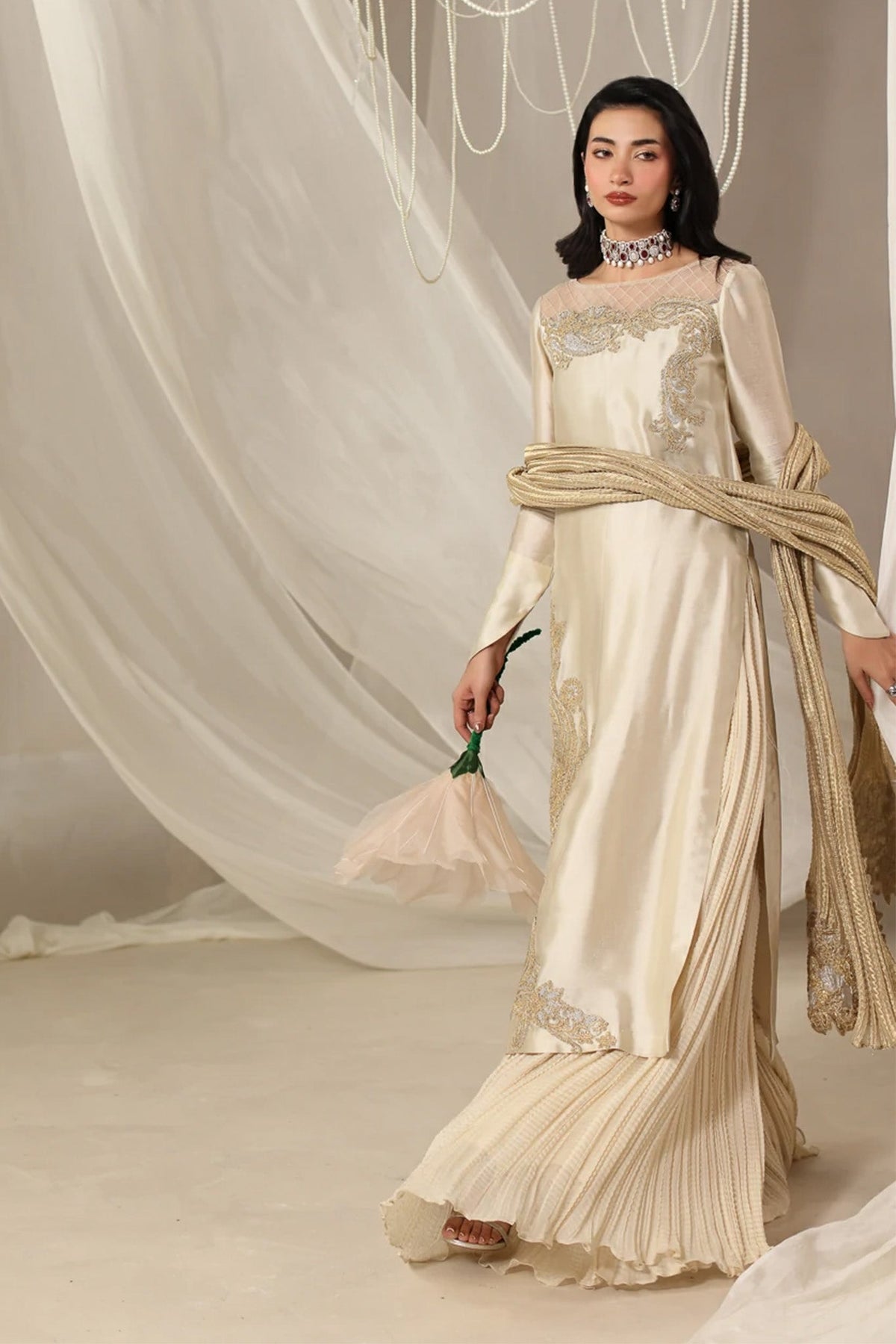 Musferah Saad | Into Twilight | Lyra by Musferah Saad - Designer Dress  - Type : Ladies Clothes - Available at Libayah - 100% Original 