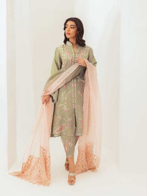 Farah Zubair | Luxury Pret | Zar by Farah Zubair - Designer Dress - Type: Ladies Clothes - Available at Libayah - 100% Original