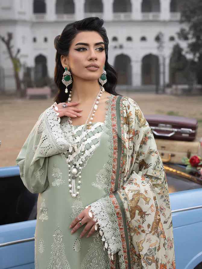 Faiza Faisal | Maya Luxury Lawn | Elena by Faiza Faisal - Designer Dress - Type: Ladies Clothes - Available at Libayah - 100% Original