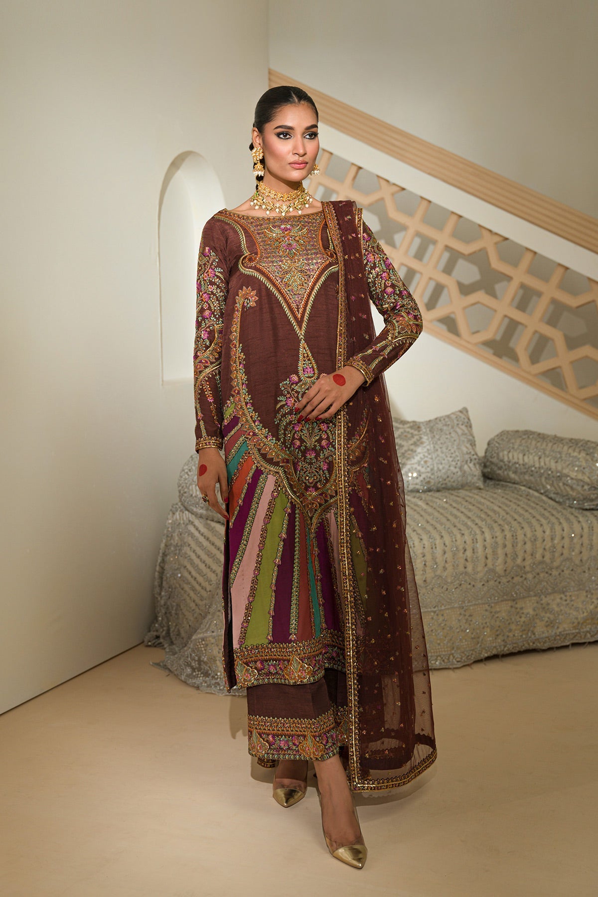 Mina Kashif | Wedding Formals | Zehrah by Mina Kashif - Designer Dress - Type: Formal - Available at Libayah - 100% Original
