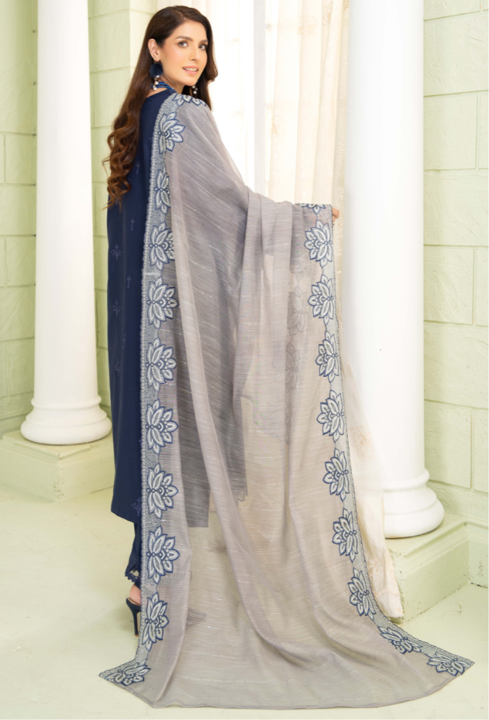 Humdum | Baad e Baharan Lawn | Baad e Baharan - D03 by HumDum - Designer Dress - Type: Ladies Clothes - Available at Libayah - 100% Original