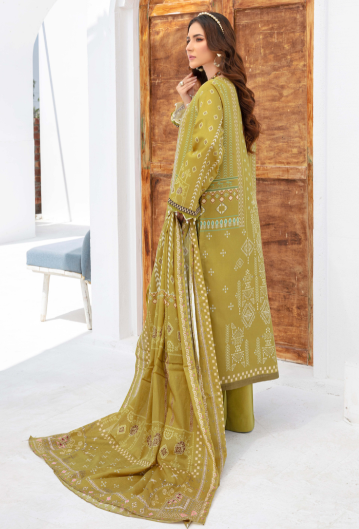 Humdum | Saira Bano Lawn 24 | D04 by HumDum - Designer Dress - Type: Ladies Clothes - Available at Libayah - 100% Original