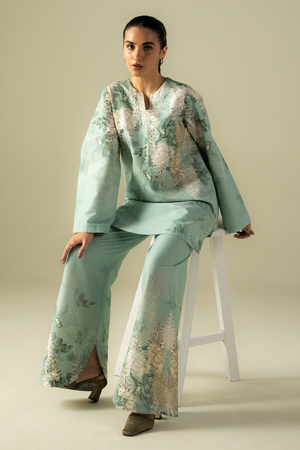 Afrozeh | Coords 25 | Frosted by Afrozeh - Designer Dress  - Type : Ladies Clothes - Available at Libayah - 100% Original 