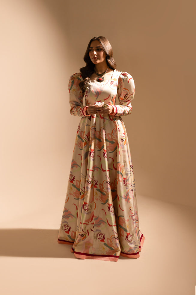 Fozia Khalid | Print Edit | Serephina by Fozia Khalid - Designer Dress - Type: Casuals - Available at Libayah - 100% Original