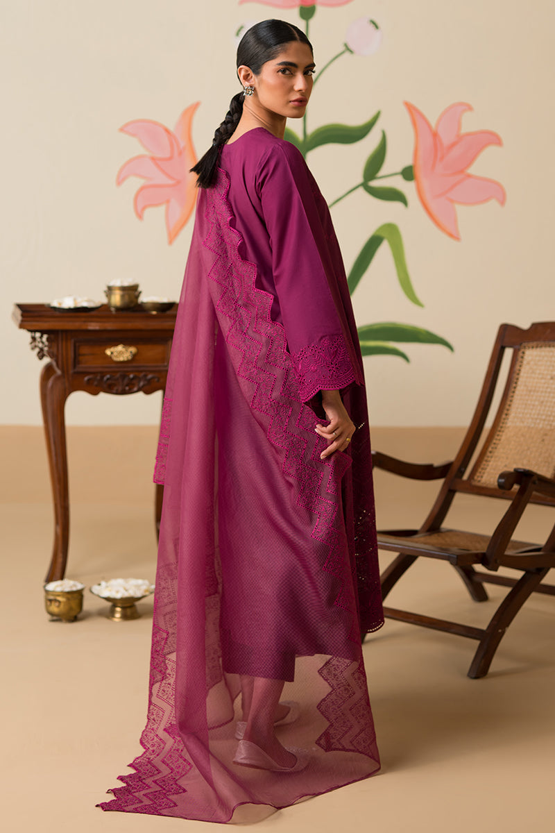 Cross Stitch | Chikankari Lawn Collection | P-07 by Cross Stitch - Designer Dress - Type: Ladies Clothes - Available at Libayah - 100% Original