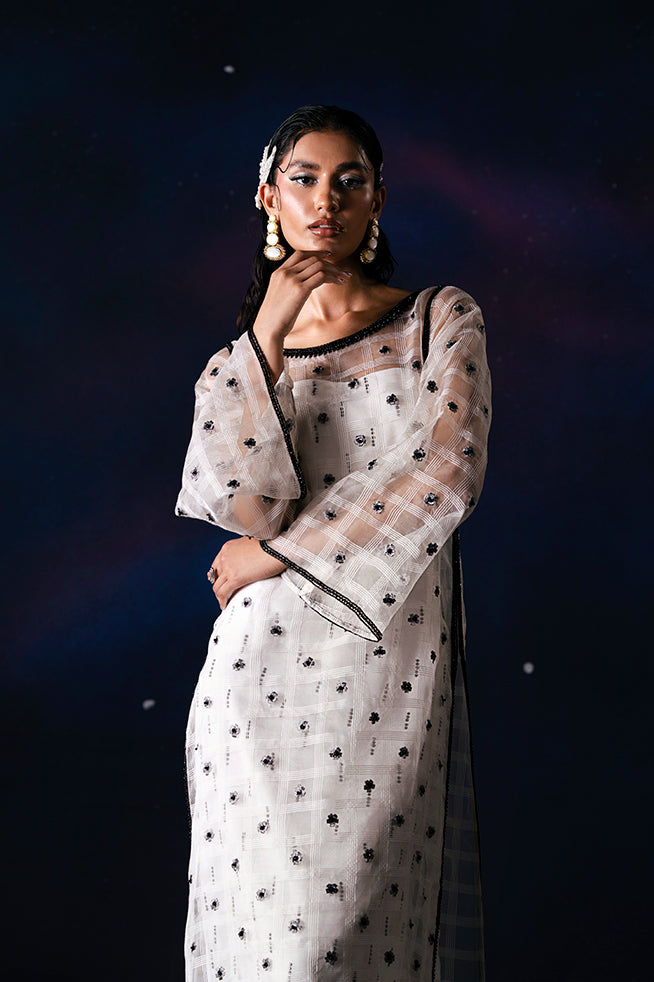 Fozia Khalid | Stardust Luxe | Valeria by Fozia Khalid - Designer Dress - Type: Ladies Clothes - Available at Libayah - 100% Original