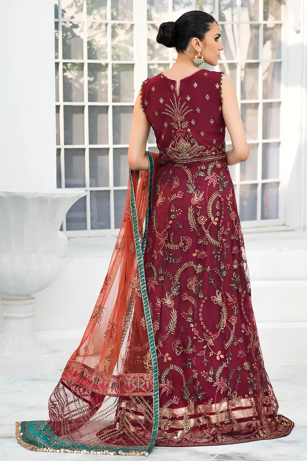 Zarif | DE LUXURY Formals | ROUCHE by Zarif - Designer Dress - Type: Ladies Clothes - Available at Libayah - 100% Original