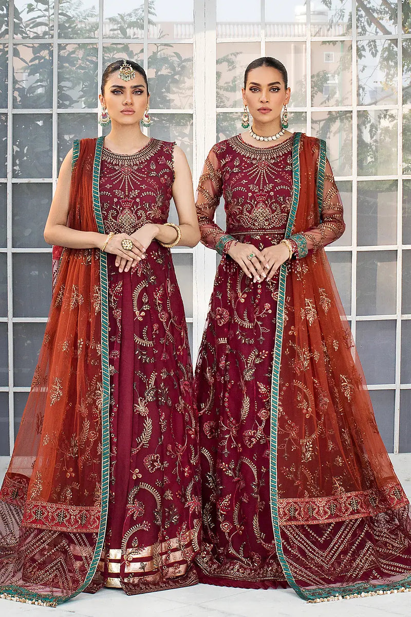 Zarif | DE LUXURY Formals | ROUCHE by Zarif - Designer Dress - Type: Ladies Clothes - Available at Libayah - 100% Original