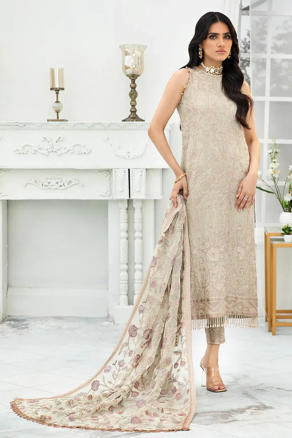 Zarif | DE LUXURY Formals | FLORA by Zarif - Designer Dress - Type: Ladies Clothes - Available at Libayah - 100% Original