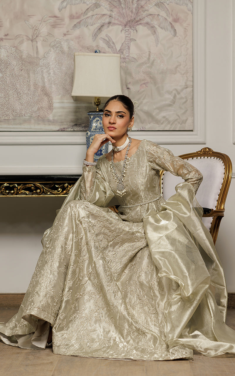 Threads and Motifs | Formal Dresses 25 | Embroidered Maxi by Threads and Motifs - Designer Dress  - Type : Ladies Clothes - Available at Libayah - 100% Original 