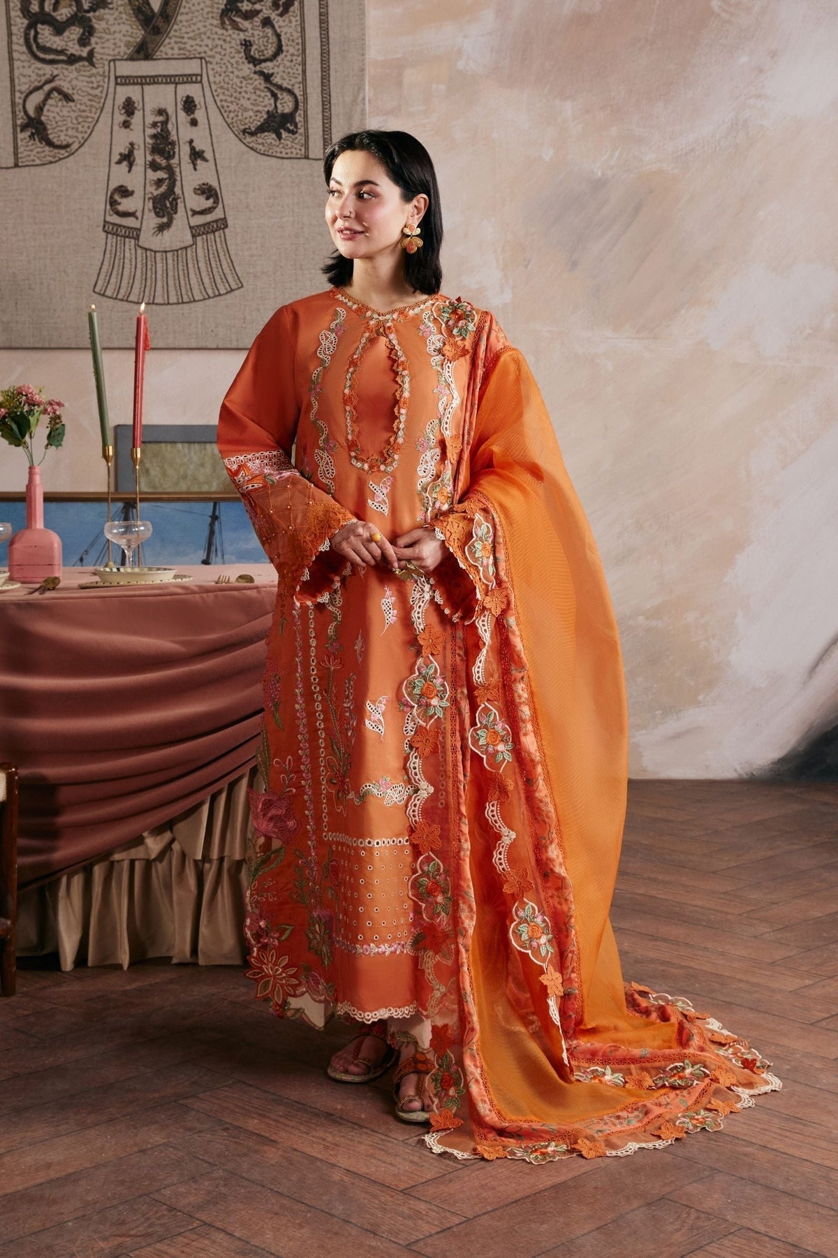 Maryam Hussain | Luxury Lawn 26 Vol 2 | Sharjeena by Maryam Hussain - Designer Dress  - Type : Ladies Clothes - Available at Libayah - 100% Original 