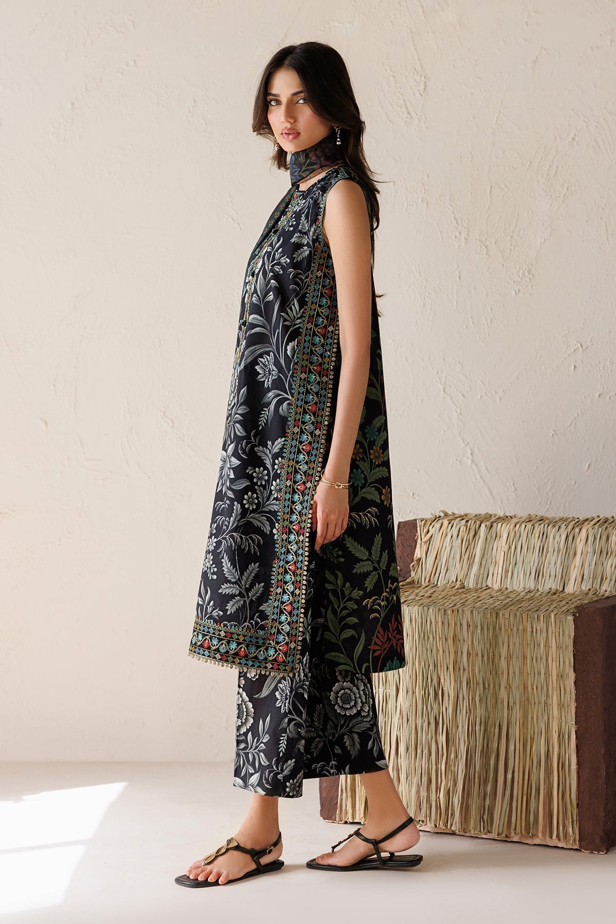 Baroque | Luxury Summer Pret | UF-4516 by Baroque - Designer Dress  - Type : Ladies Clothes - Available at Libayah - 100% Original 