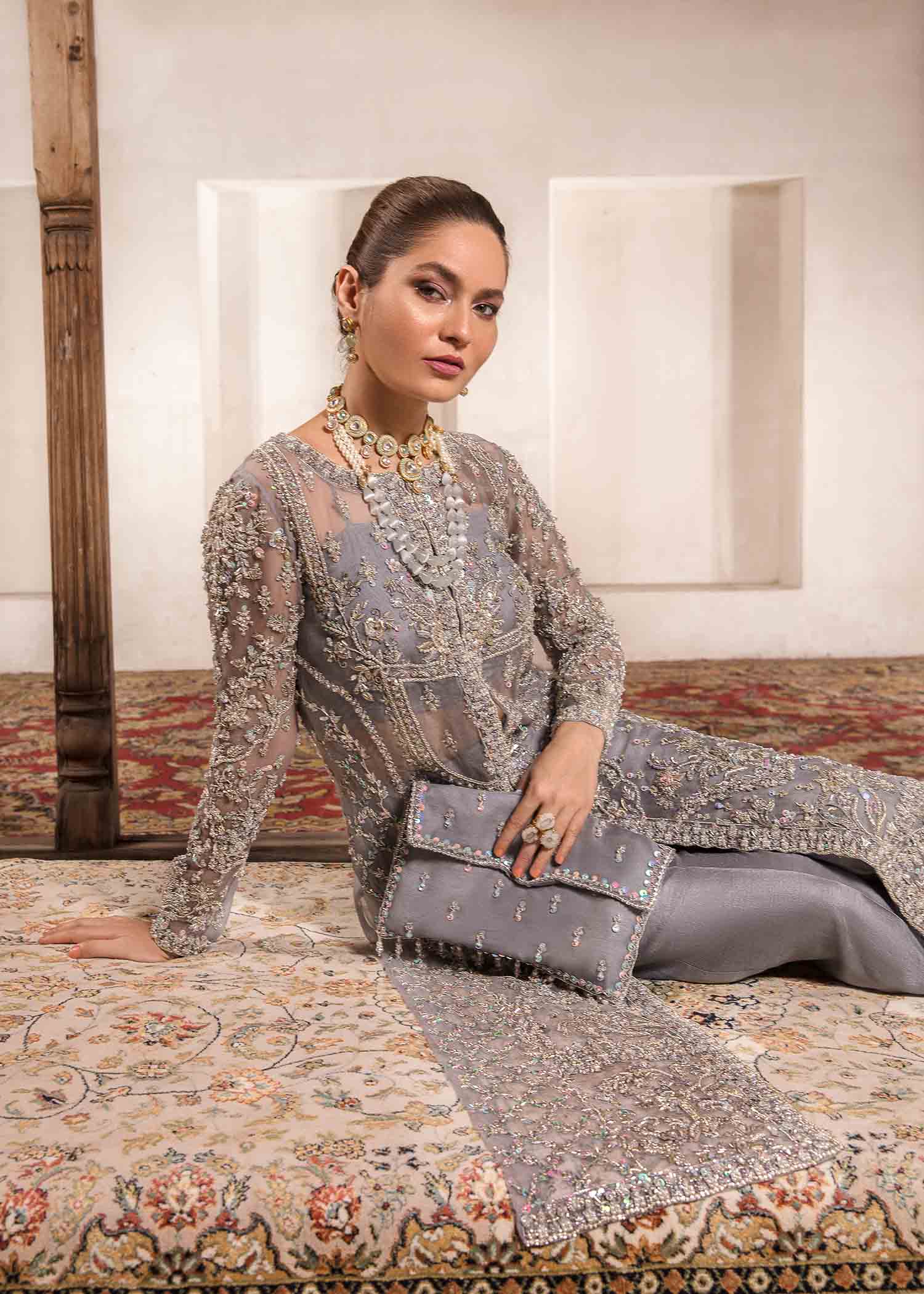 Kanwal Malik | Wedding Formals and Bridals | Chandi by Kanwal Malik - Designer Dress - Type: Ladies Clothes - Available at Libayah - 100% Original