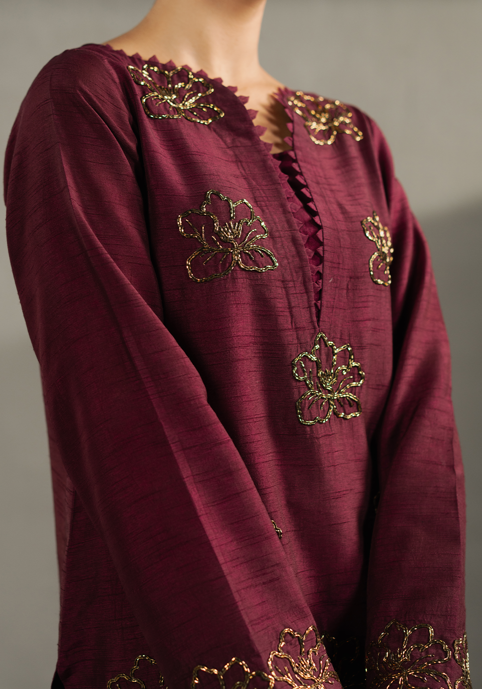 Zarqash | Silk Edit | ZQS 005 TALIA by Zarqash - Designer Dress - Type: Ladies Clothes - Available at Libayah - 100% Original