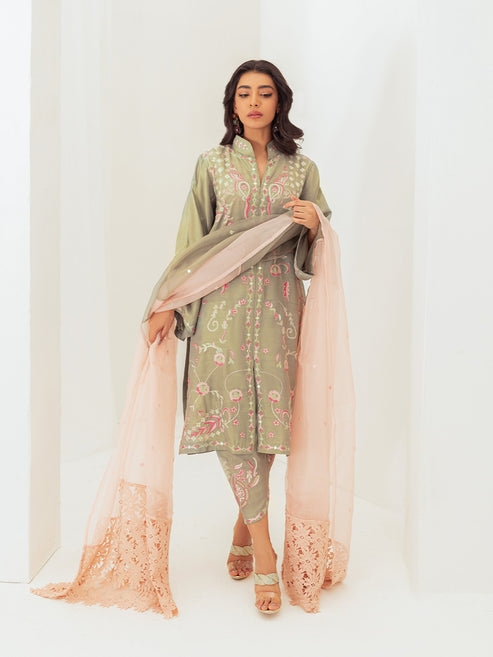 Farah Zubair | Luxury Pret | Zar by Farah Zubair - Designer Dress - Type: Ladies Clothes - Available at Libayah - 100% Original
