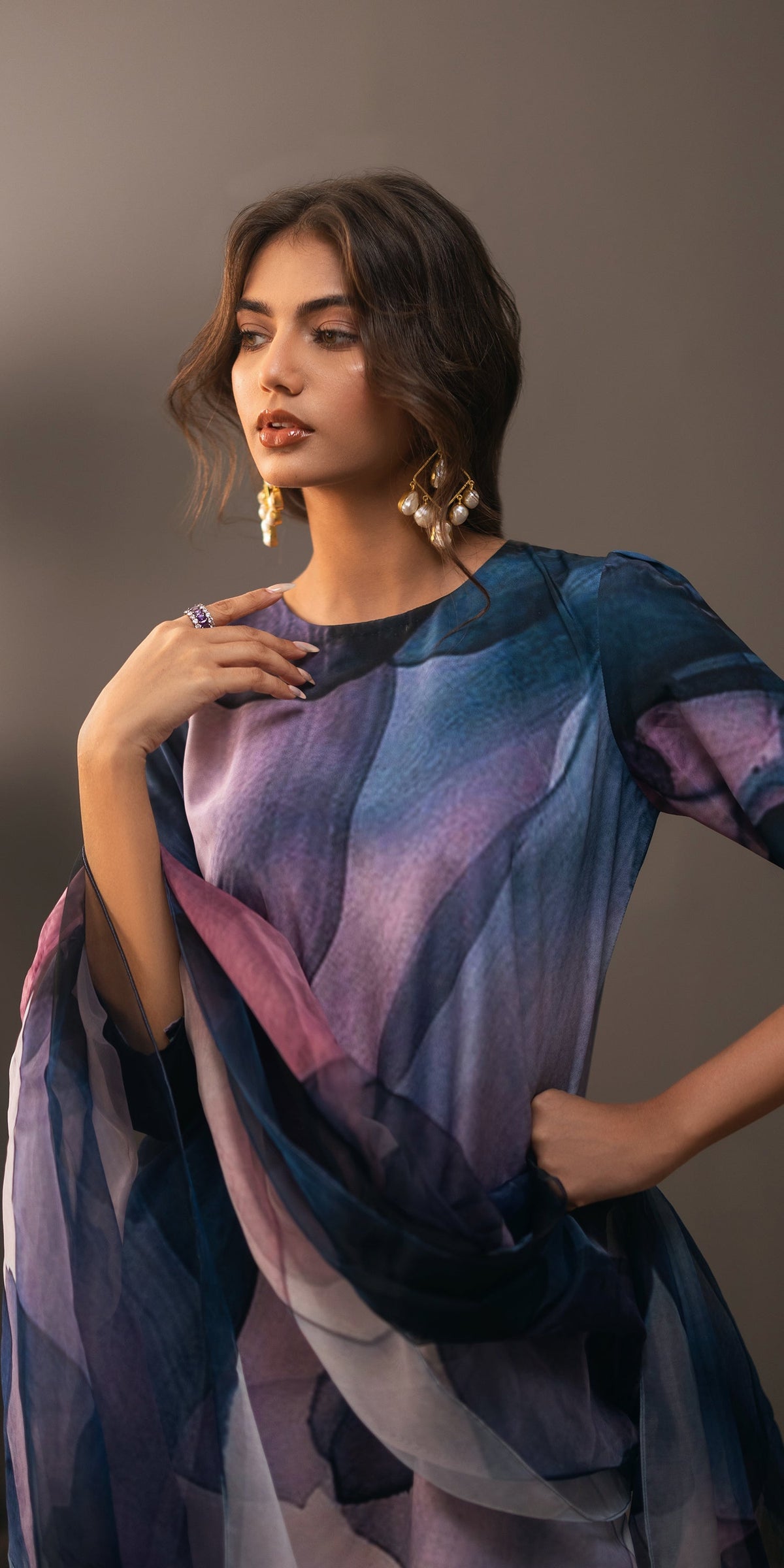 Erum Khan | Beyond Basic | URBAN BLOSSOM by Erum Khan - Designer Dress - Type: Ladies Clothes - Available at Libayah - 100% Original