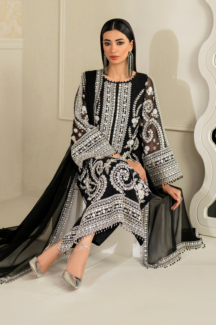 Baroque | Luxury Pret Formals | UF-4158 - Designer Dress - Type : Ladies Clothes - Available at Libayah - 100% Original