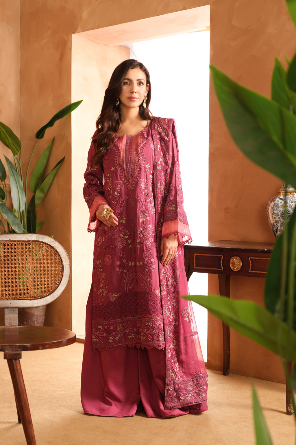 Johra | Shah Jahan Embroidered Viscose | JH-267-SJ by Johra - Designer Dress - Type: Luxury - Available at Libayah - 100% Original