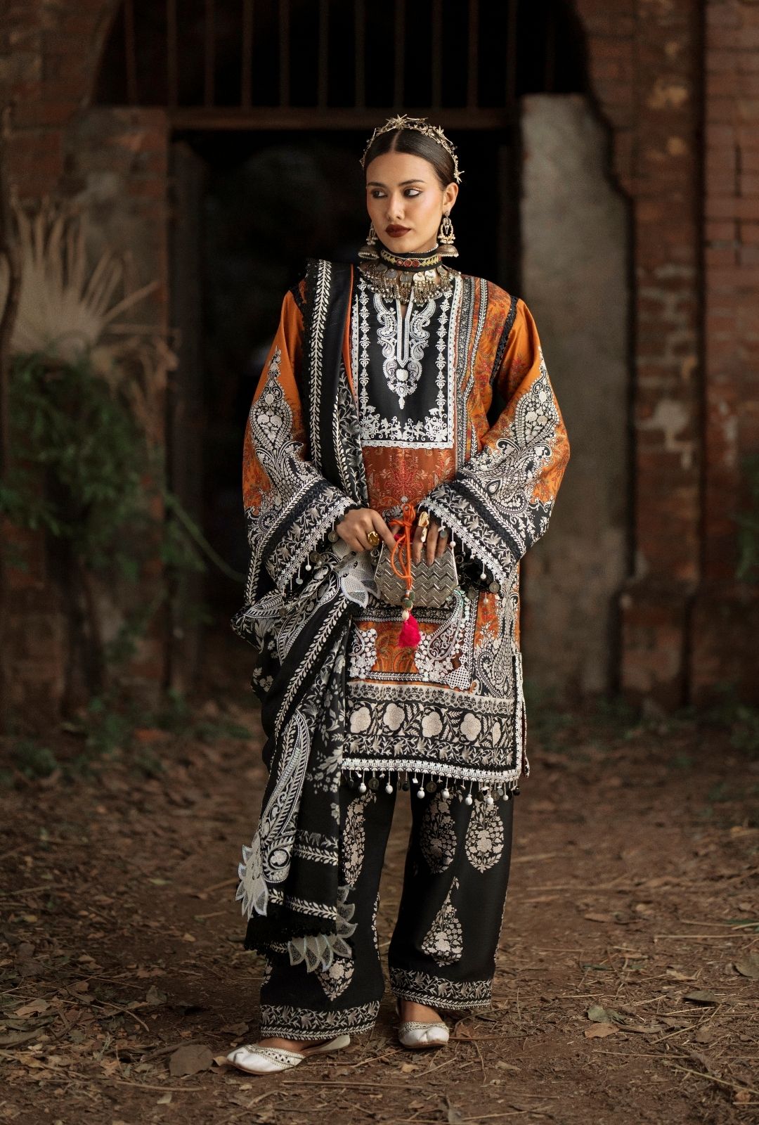 AJR Couture | Sard Sham | Mahrukh by AJR Couture - Designer Dress - Type : Ladies Clothes - Available at Libayah - 100% Original 