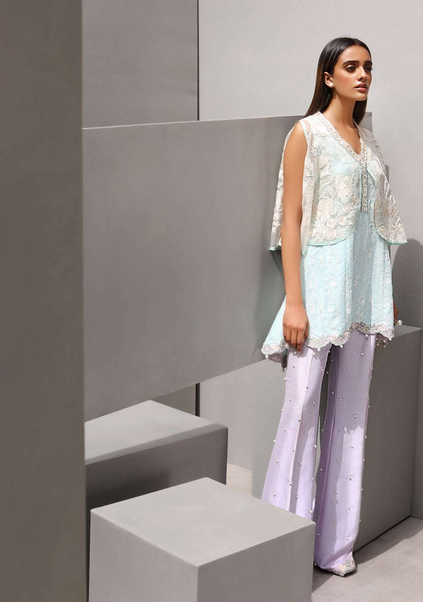 Afrozeh | Basic Pret 26 RTW | NACRE by Afrozeh - Designer Dress  - Type : Ladies Clothes - Available at Libayah - 100% Original 
