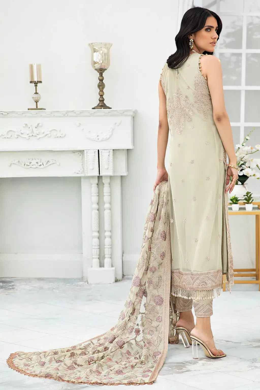 Zarif | DE LUXURY Formals | FLORA by Zarif - Designer Dress - Type: Ladies Clothes - Available at Libayah - 100% Original