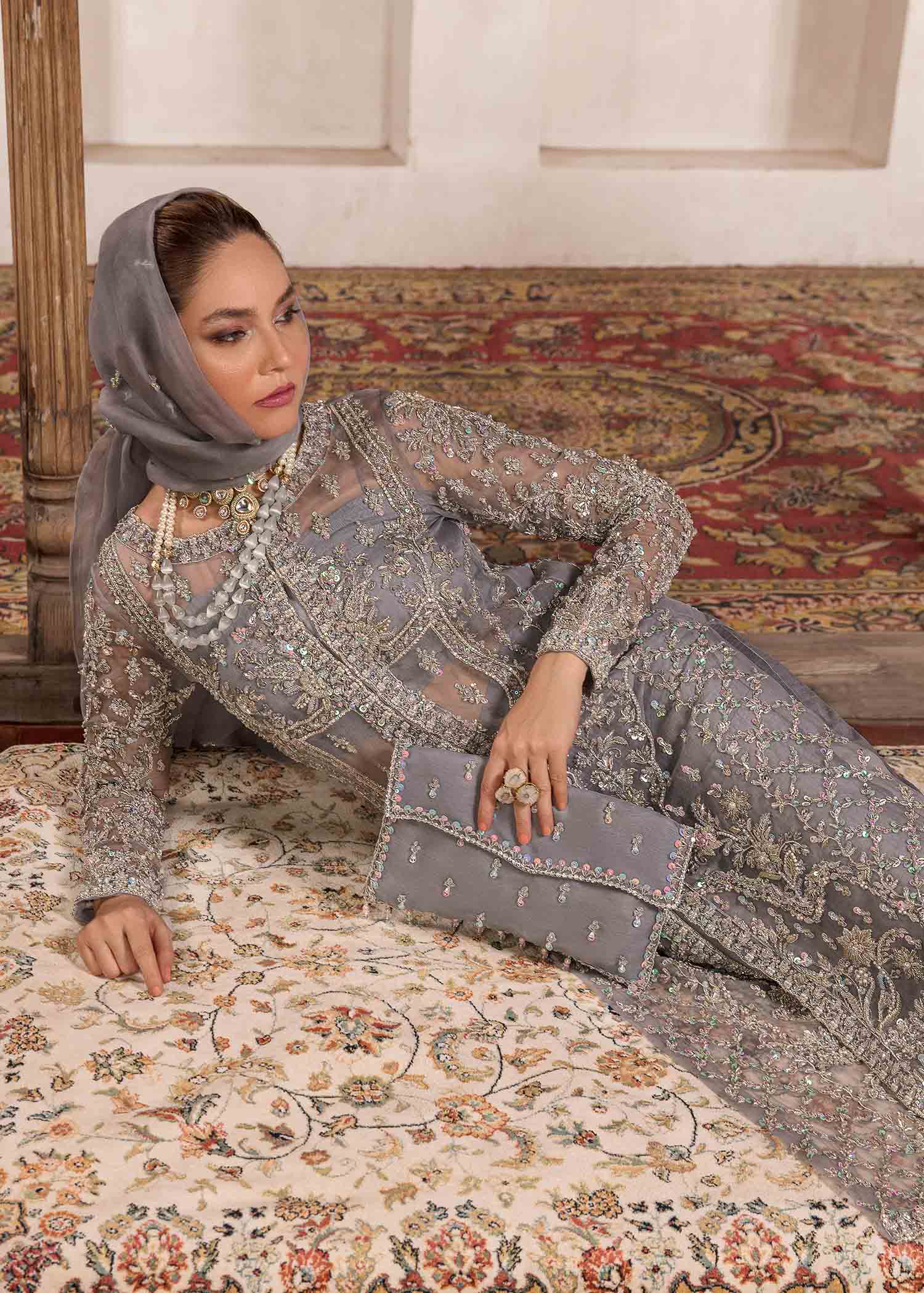 Kanwal Malik | Wedding Formals and Bridals | Chandi by Kanwal Malik - Designer Dress - Type: Ladies Clothes - Available at Libayah - 100% Original