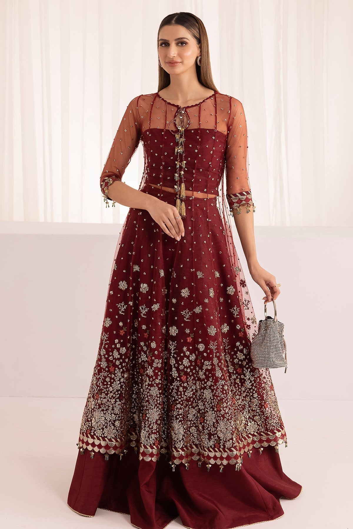 Jazmin | Formals Collection | NET UN-4009 by Jazmin - Designer Dress - Type: Formal - Available at Libayah - 100% Original