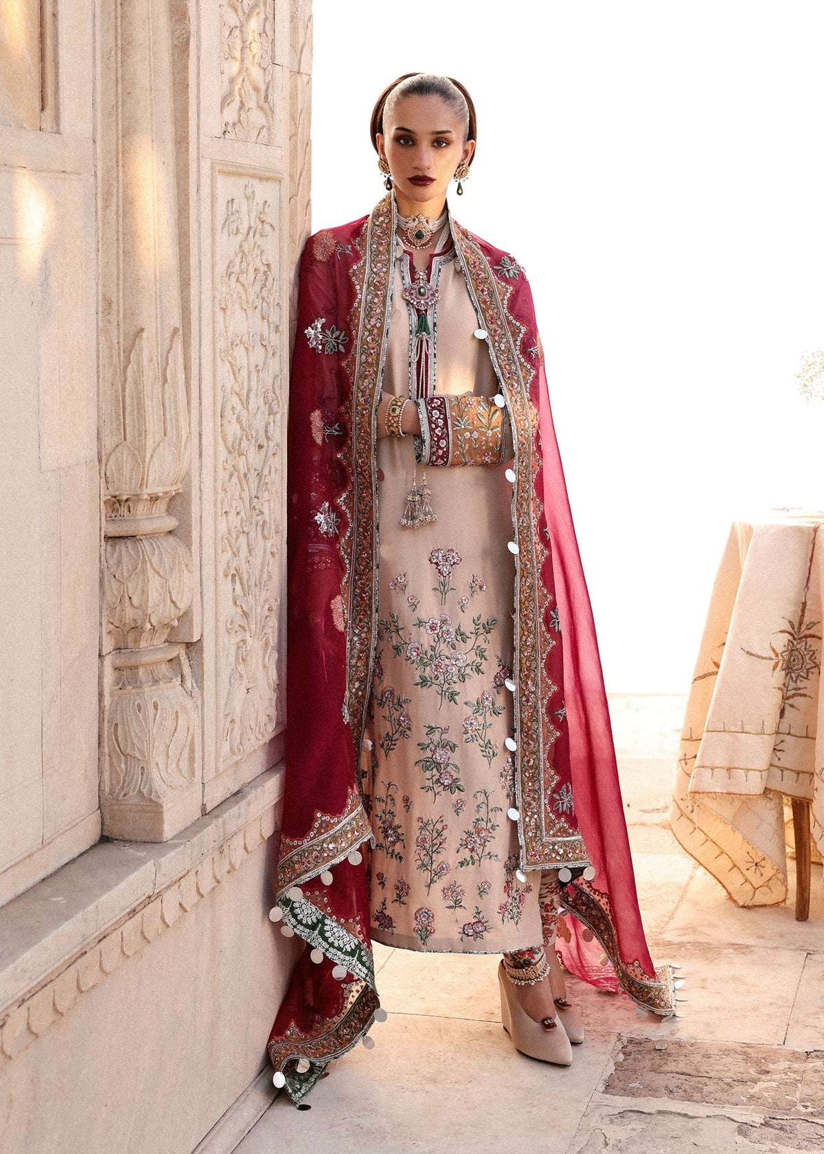 Hussain Rehar | Luxury Pret AW 25 | Florielle by Hussain Rehar - Designer Dress  - Type : Ladies Clothes - Available at Libayah - 100% Original 