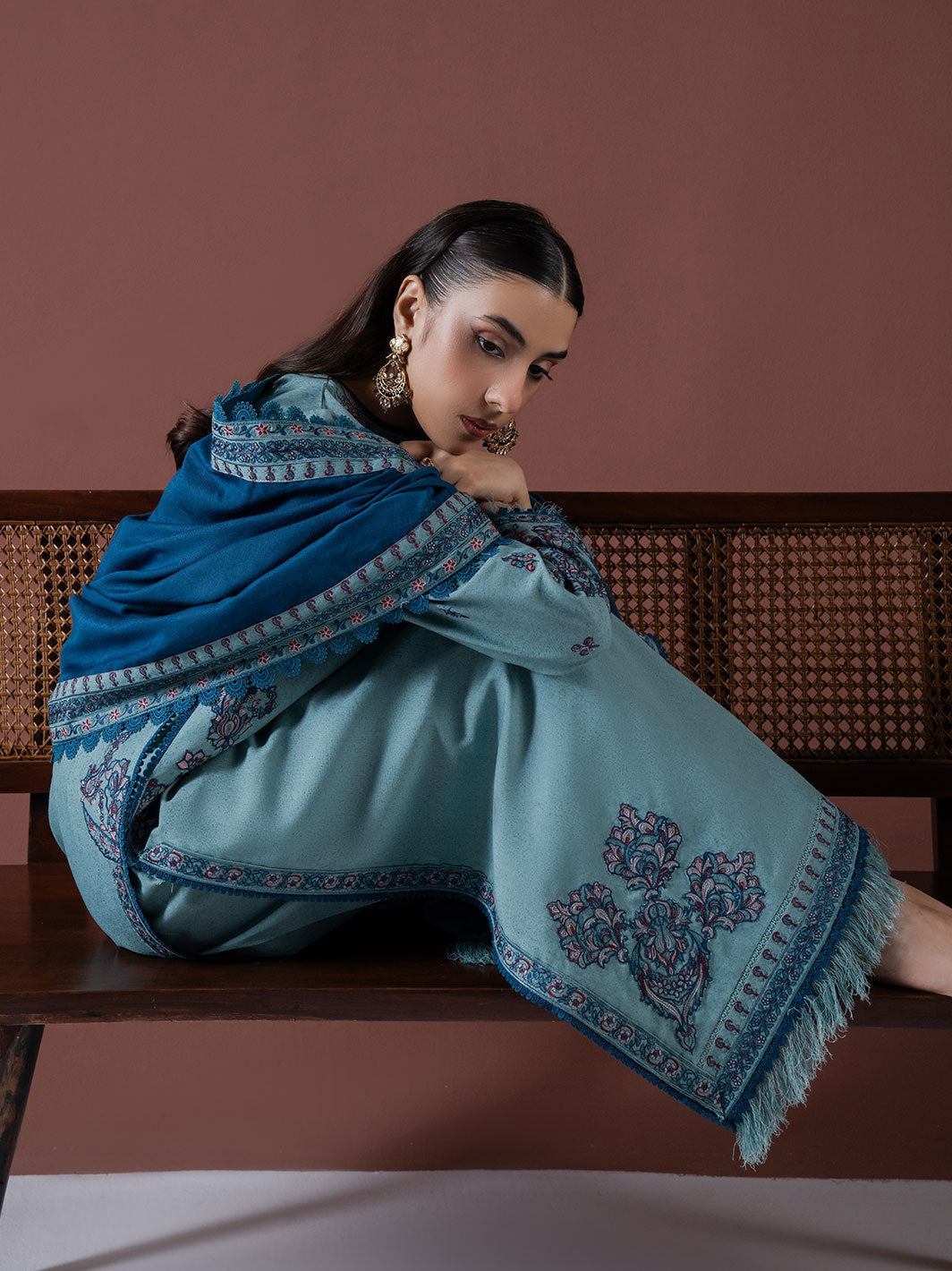 Faiza Faisal | Winter Edit 2024 | ERSA by Faiza Faisal - Designer Dress - Type: Ladies Clothes - Available at Libayah - 100% Original