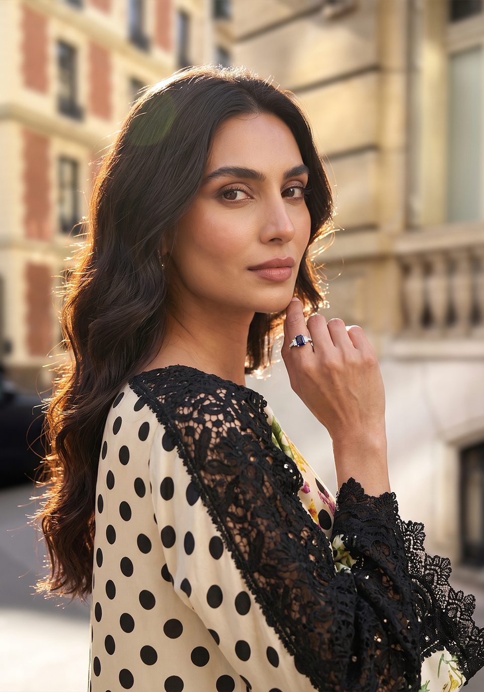 Zarqash | Silk Edit 26 | Polka Botanique by Zarqash - Designer Dress  - Type : Ladies Clothes - Available at Libayah - 100% Original 