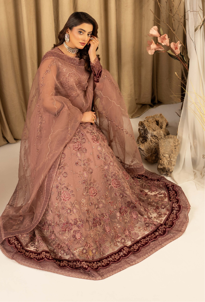 Humdum | Chiffon Collection | HOC - D12 by Humdum - Designer Dress - Type: Ladies Clothes - Available at Libayah - 100% Original