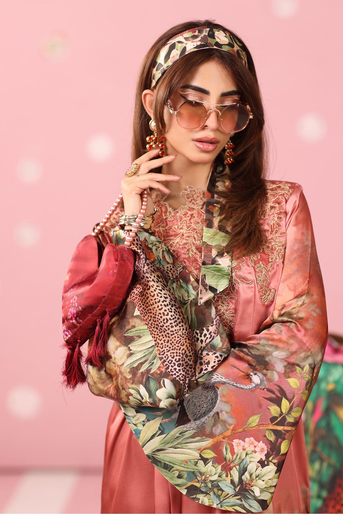 Musferah Saad | Resort Collection | Rosewood Safari by Musferah Saad - Designer Dress  - Type : Ladies Clothes - Available at Libayah - 100% Original 