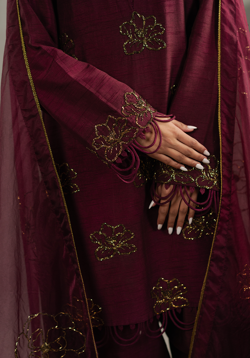 Zarqash | Silk Edit | ZQS 005 TALIA by Zarqash - Designer Dress - Type: Ladies Clothes - Available at Libayah - 100% Original