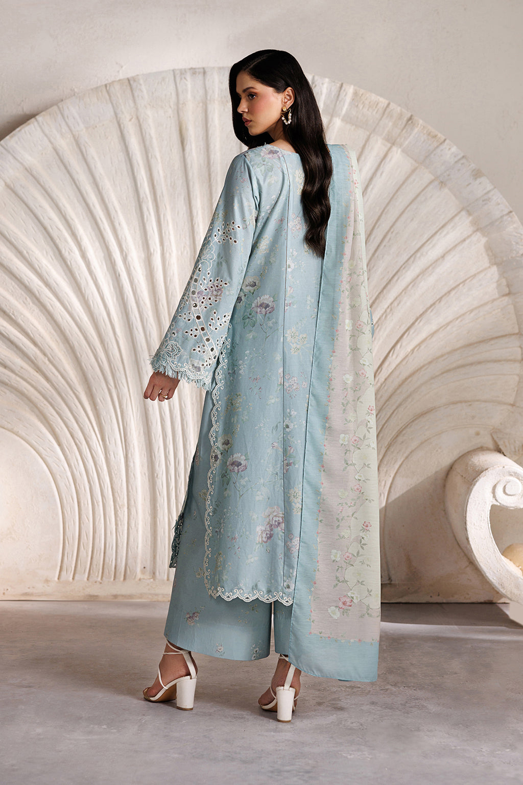 Iznik | Festive lawn 26 | IBE-10 Embroidered Lawn by Iznik - Designer Dress  - Type : Ladies Clothes - Available at Libayah - 100% Original 