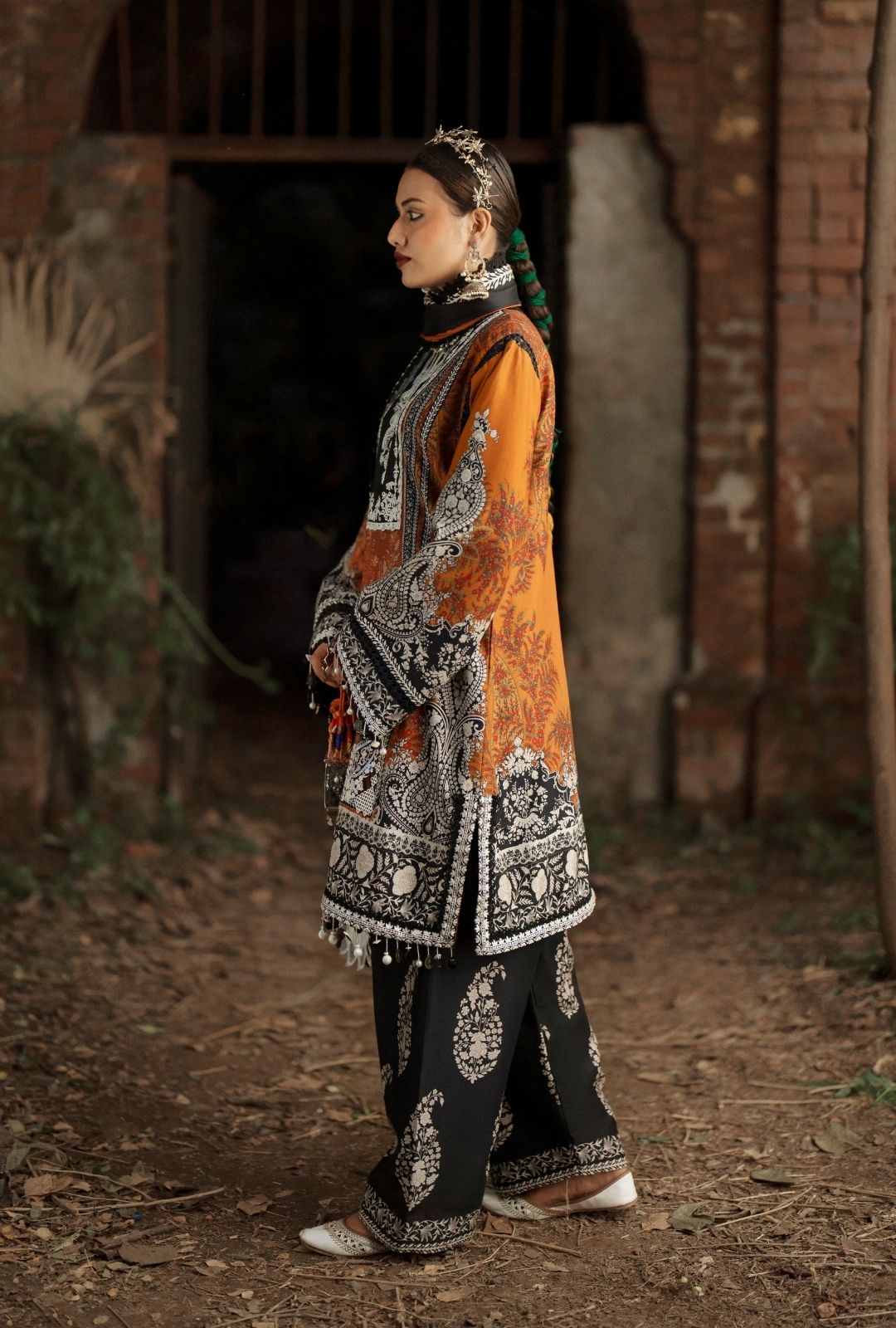 AJR Couture | Sard Sham | Mahrukh by AJR Couture - Designer Dress - Type : Ladies Clothes - Available at Libayah - 100% Original 