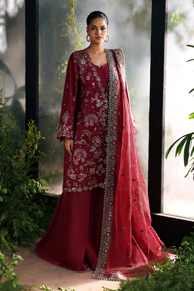 Afrozeh | La Fuschia 25 | Yalira by Afrozeh - Designer Dress  - Type : Ladies Clothes - Available at Libayah - 100% Original 