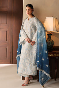Baroque | Formals Collection | EMBROIDERED COTTON NET UF-4485 by Baroque - Designer Dress  - Type : Ladies Clothes - Available at Libayah - 100% Original 