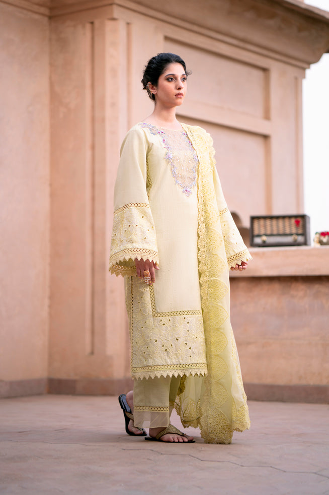 Fozia Khalid | Kahani Silk Luxury Dresses | Suraiya by Fozia Khalid - Designer Dress - Type: Ladies Clothes - Available at Libayah - 100% Original