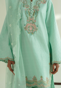 Zarqash | Whispers of Summer | SERENE BLOOM - Designer Dress - Type : Ladies Clothes - Available at Libayah - 100% Original