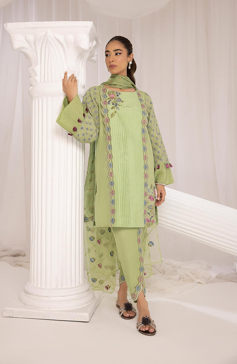 Mina Kashif | Luxury Pret | MK23-19 by Mina Kashif - Designer Dress - Type: Formal - Available at Libayah - 100% Original