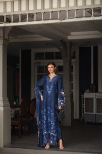 Noor by Saadia Asad | Eid Luxe Chikankari 26 | D11 - Sapphire Blue by Noor by Saadia Asad - Designer Dress  - Type : Ladies Clothes - Available at Libayah - 100% Original 