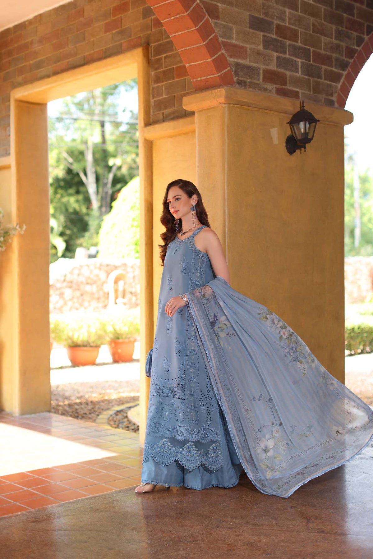 Saadia Asad | Luxury Eid Schiffli Laserkari 26 | D3 - A - Mirelle by Saadia Asad - Designer Dress  - Type : Ladies Clothes - Available at Libayah - 100% Original 